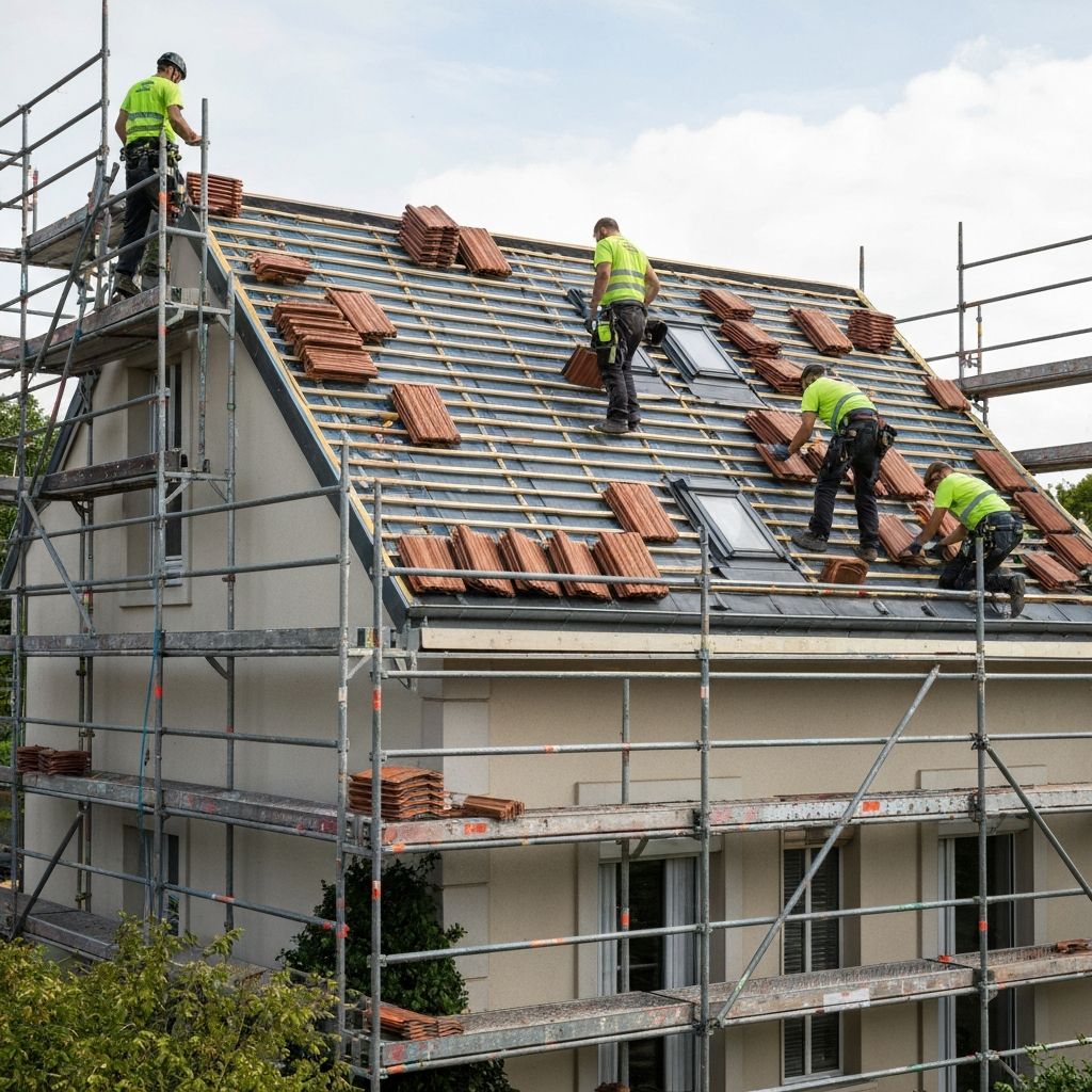 Remplacement complet de toiture